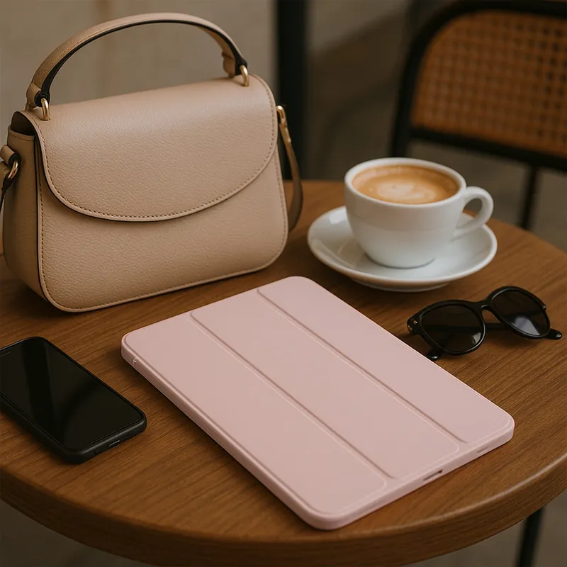 Etui Smart Case Do Redmi Pad SE 8.7 2024 Z Podstawką - Różowe