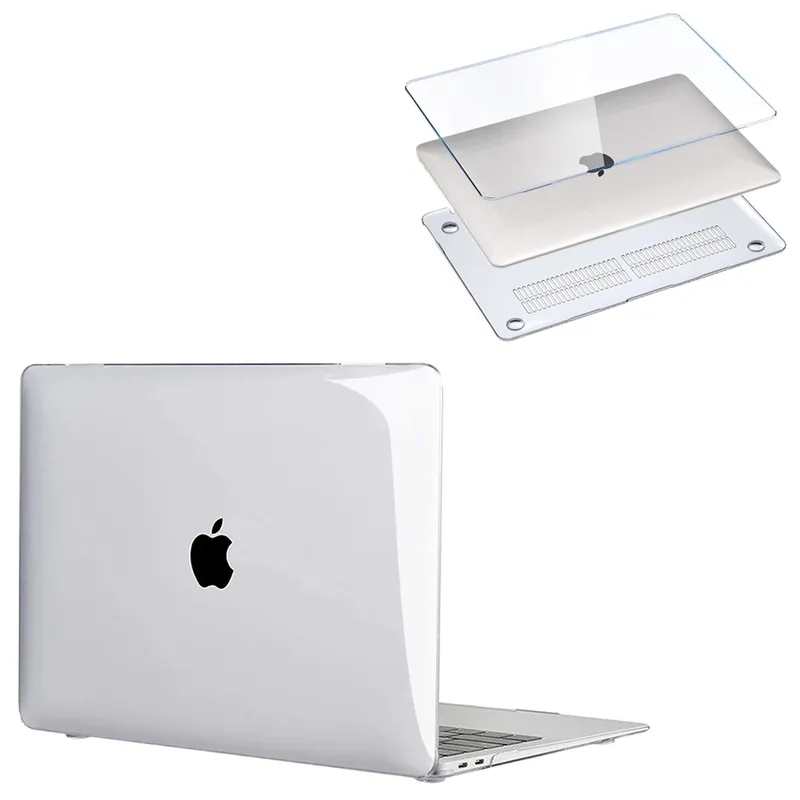 Etui Shell Obudowa MacBook Air 13 13.6 M3 M4 - Przezroczyste