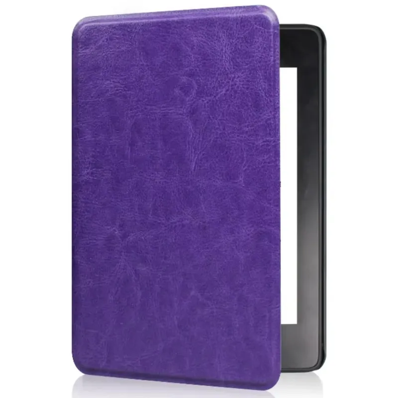 Etui Skórzane Do Kindle Paperwhite 6 Colorsoft - Fioletowy