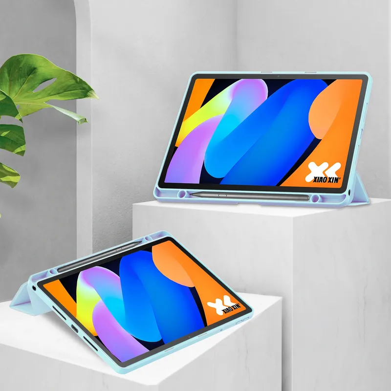 Etui Do Lenovo Idea Tab 11 2025 Z Podstawką I Miejscem Na Rysik - Niebieski