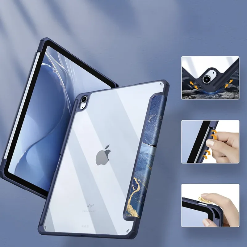 Etui Do IPad 10.9 2022 Gen 10 / IPad 11 2025 Z Podstawką - Morskie