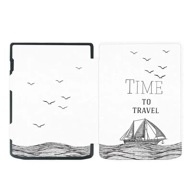 Etui Smart Graficzny Do Pocketbook Inkpad 4 / Color 2 - Time To Travel