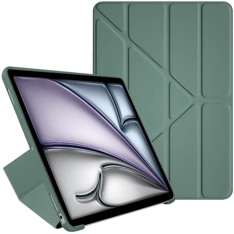 Etui Trifold Do IPad Pro 11 Gen 5 M4 2024 A2836 A2837 A3006 - Zielone