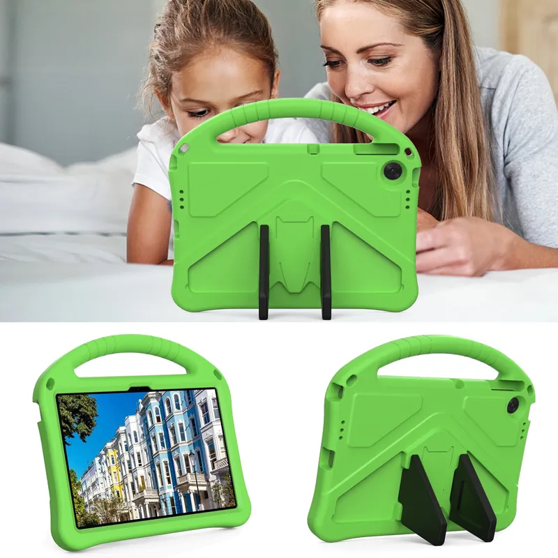 Etui FunColor Do Lenovo Tab 10.1 2025 Ochronne Z Podstawką - Zielone