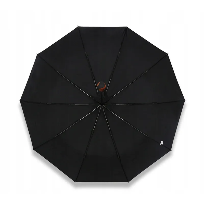 Parasolka Automatyczna Składana 104cm UV Pokrowiec - Brązowy