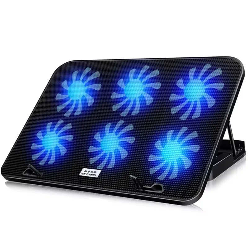Podkładka Chłodząca Do Laptopa LED 15-18 Regulacja - Czarny