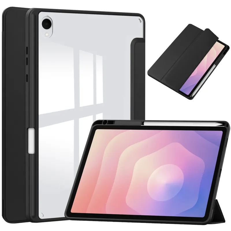Etui Clear Pencil Do SAMSUNG Galaxy Tab S11 11 SM SMX736 - Czarne