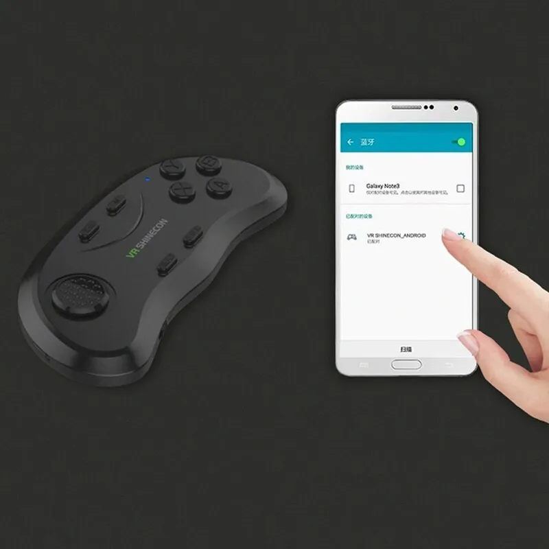 Gamepad Bezprzewodowy Shinecon B01 Do VR Bluetooth - Czarny