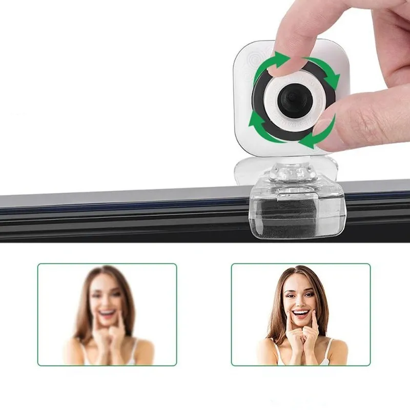 Kamera Internetowa Full HD Z Mikrofonem 8812 Do Video PC - Czarna