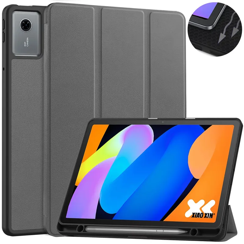 Etui Smart Case Z Uchwytem Na Rysik Do Lenovo Idea Tab 11 - Szare