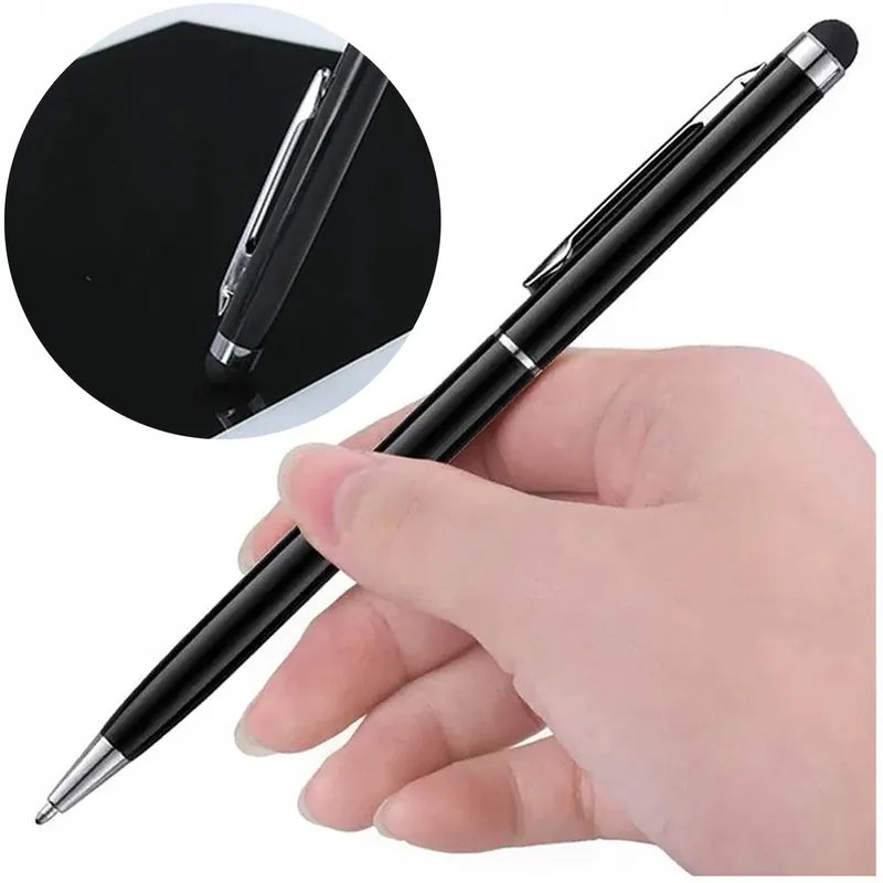 Rysik Stylus Pen 2w1 Do Tabletu Telefonu X1 - Czarny