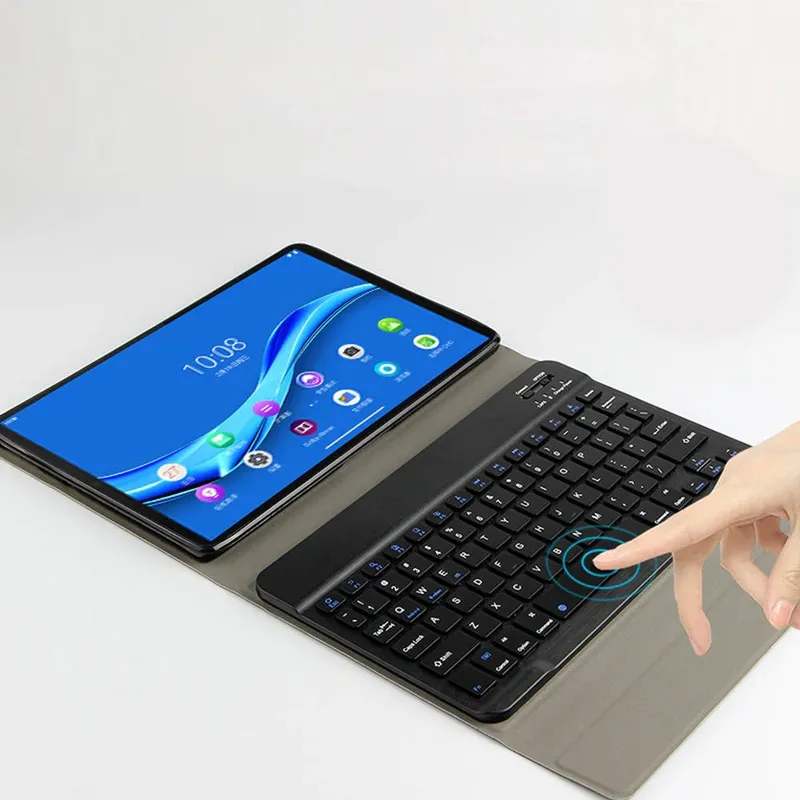 Etui Z Klawiaturą Bluetooth Do Realme Pad 10.4 - Czarne