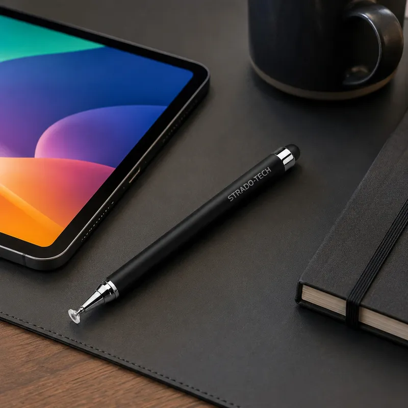 Rysik Stylus Pen Dwustronny Do Tabletu I Telefonu - Czarny