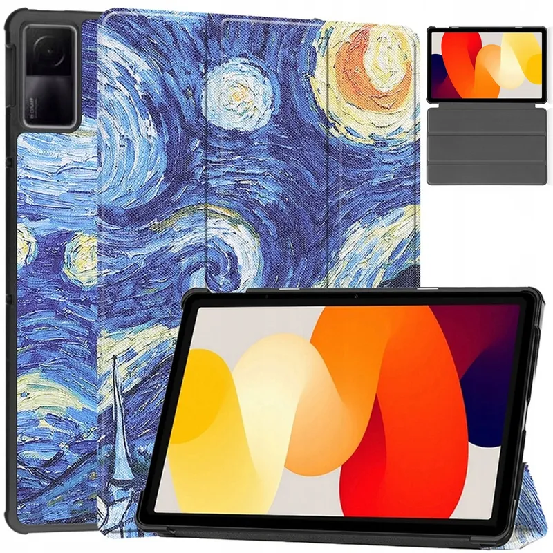 Etui Graficzne Z Klapką Do XIAOMI Redmi Pad SE 2023 11 - Starry Sky
