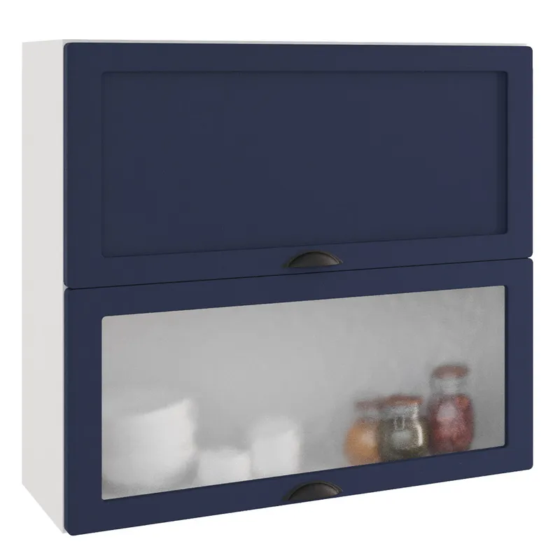 Szafka Wisząca ADELINE W80 GRF/2 SD Granatowy Mat