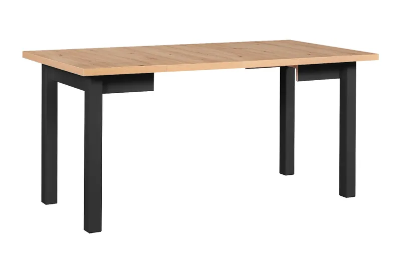 Stół DS8 80X80/160 Artisan Laminat / Czarny