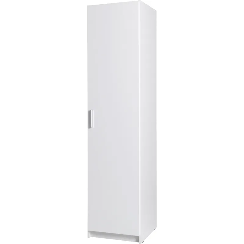 Szafa Wąska 47cm PARMA 01 Biały Alpejski / Biały Połysk