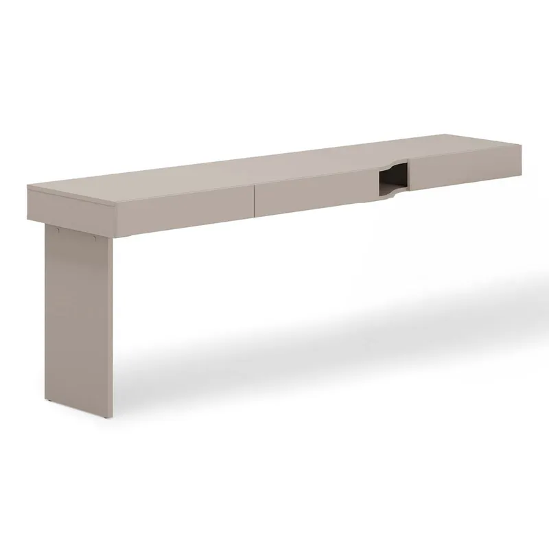 Biurko Lewe 3S Szampański/Clay Gray WOOW WO11L