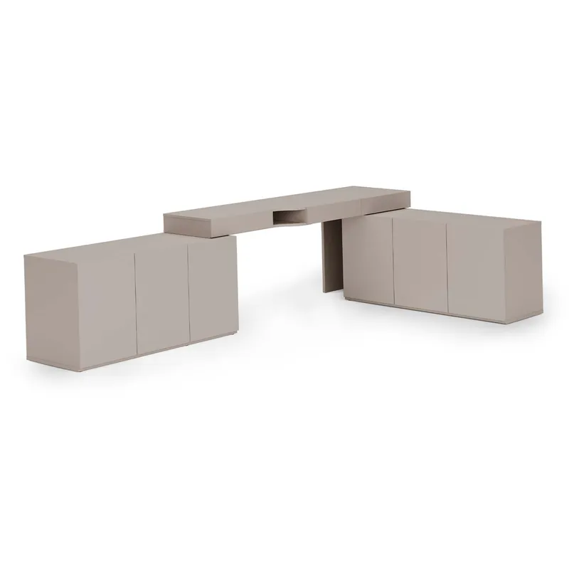 Meble Młodzieżowe WOOW SET 07P Szampański / Clay Grey