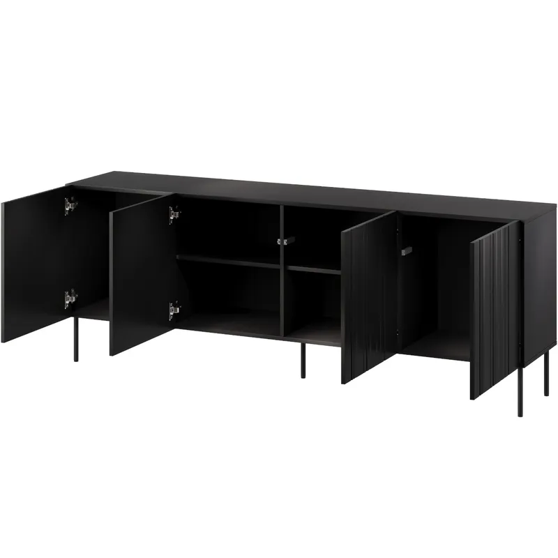 Komoda ISOLA 200 Czarny Mat