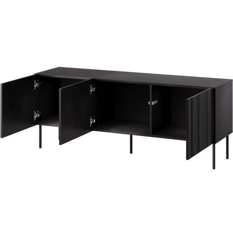 Komoda RTV ISOLA 150 Czarny Mat