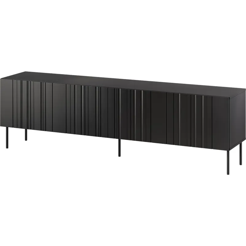 Komoda RTV ISOLA 200 Czarny Mat
