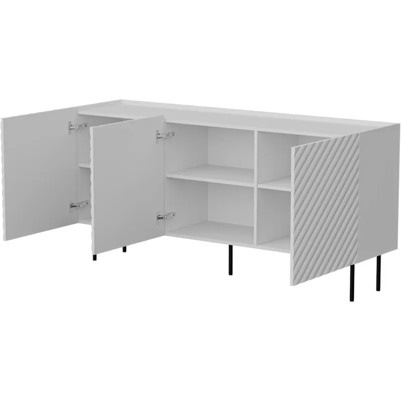 Komoda TESSI 165 3D - Biały