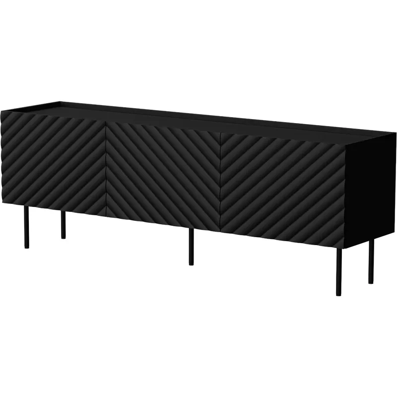 Komoda RTV TESSI 165 3D - Czarny