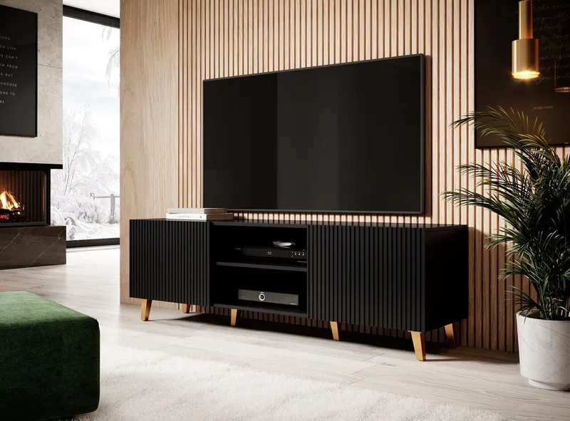 Komoda RTV FASO 150 - Czarna