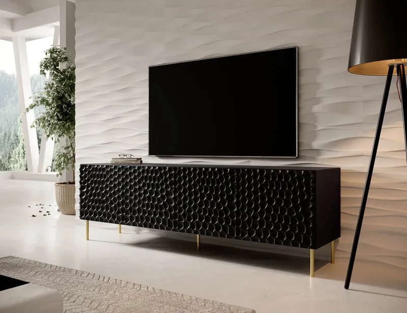 Komoda RTV HOLENA 190 - Czarny