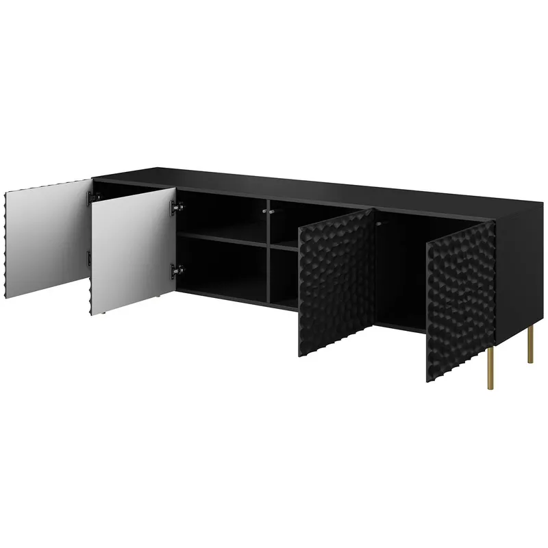 Komoda RTV HOLENA 190 - Czarny