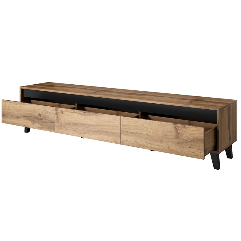 Komoda RTV NORDI 185 Dąb Wotan / Antracyt
