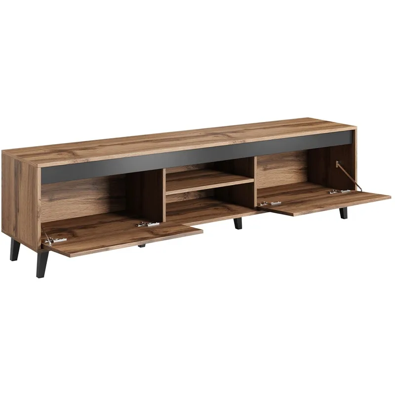 Komoda RTV NORDI II 170 Dąb Wotan / Antracyt