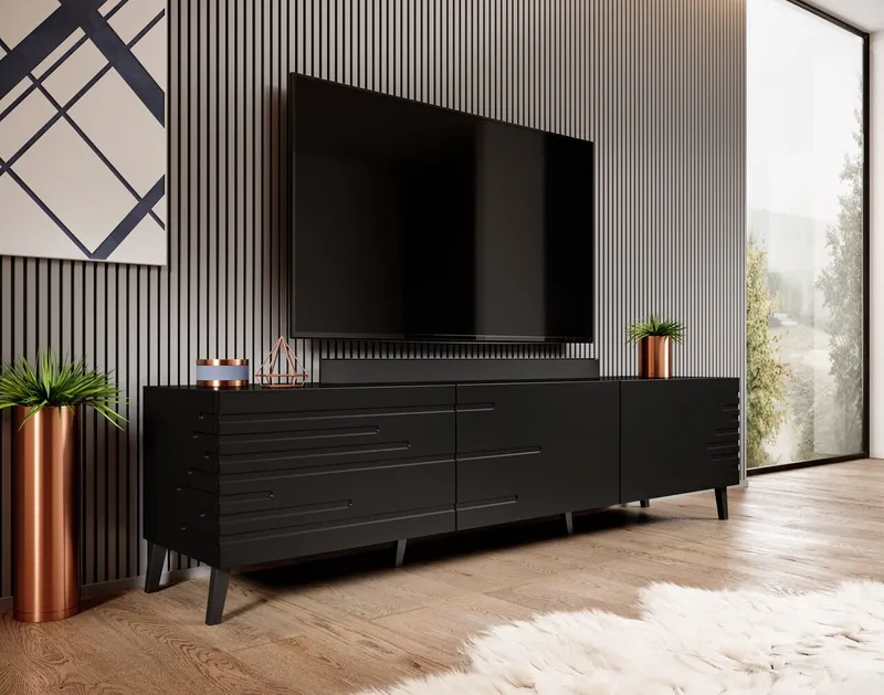 Komoda RTV VANO - Czarny