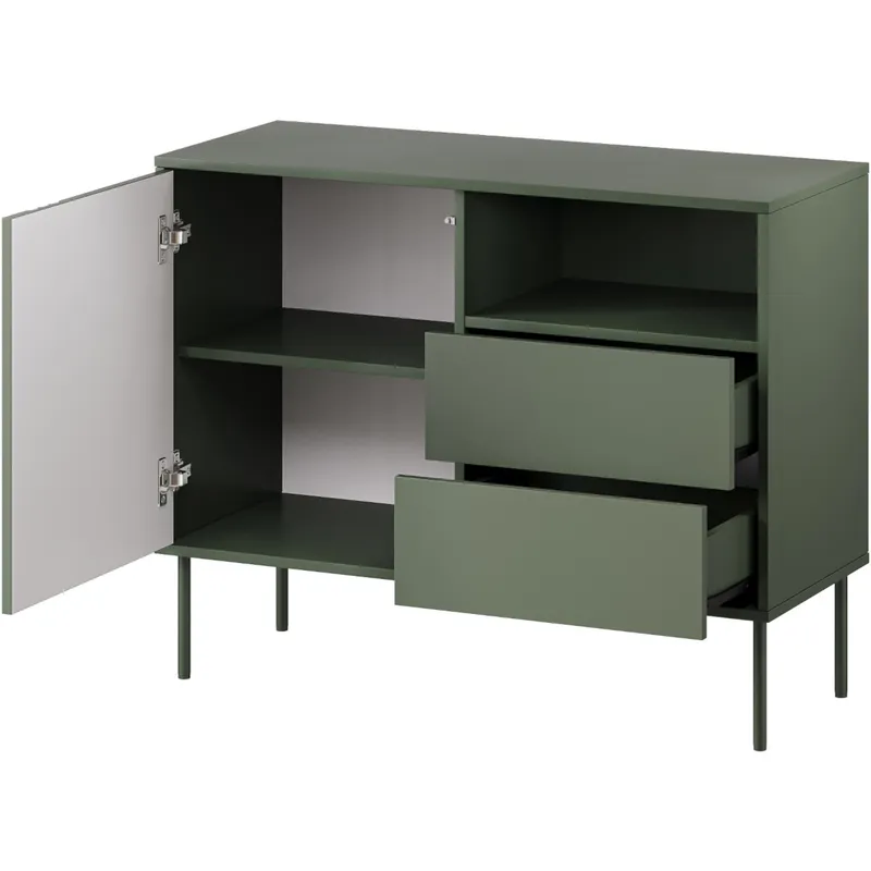 Komoda TIFFANY 1D2S Zieleń Mat