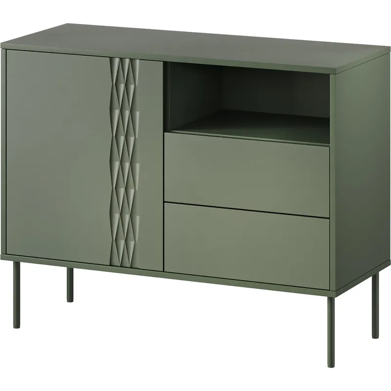 Komoda TIFFANY 1D2S Zieleń Mat