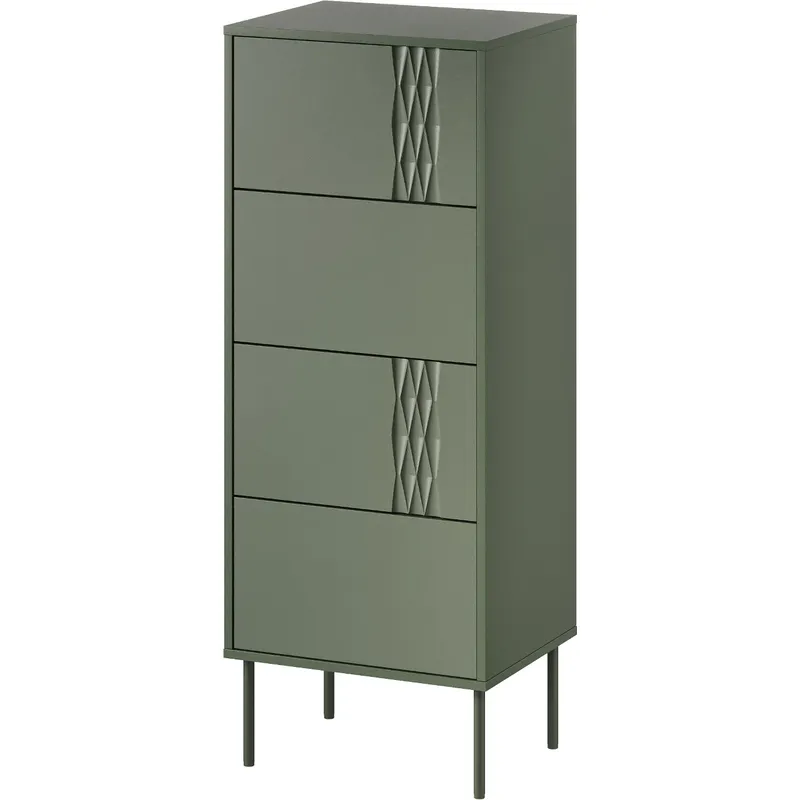 Komoda TIFFANY 4S Zieleń Mat