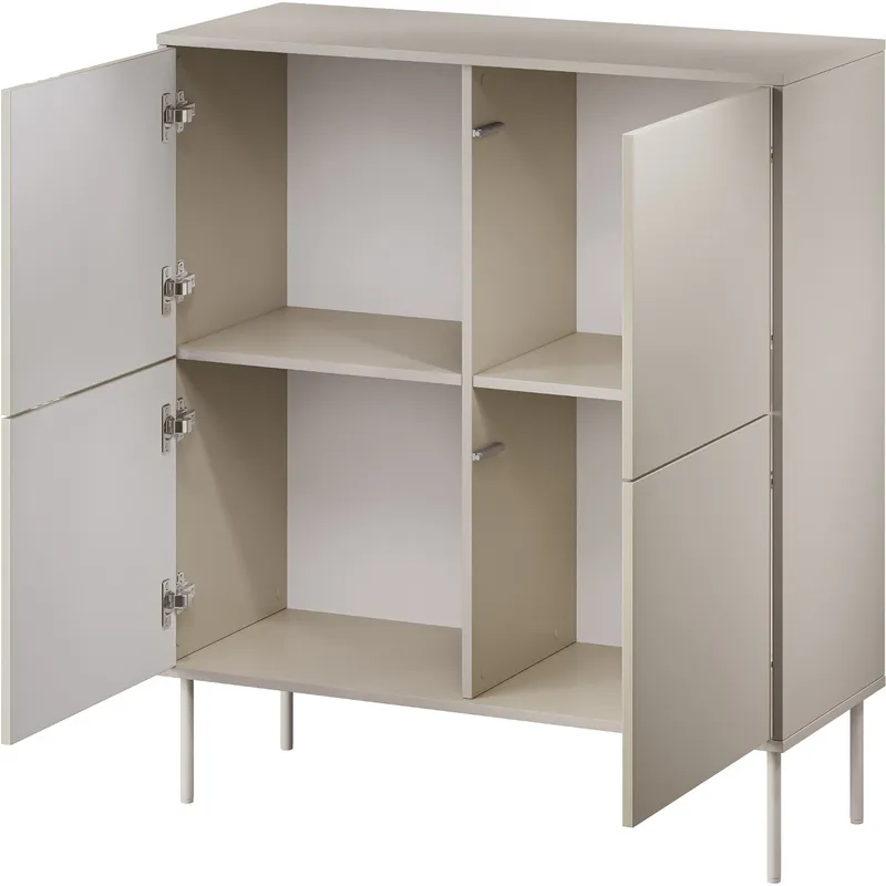 Komoda TIFFANY 4D Beż Mat