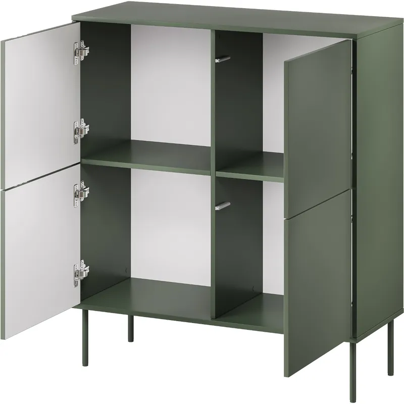 Komoda TIFFANY 4D Zieleń Mat