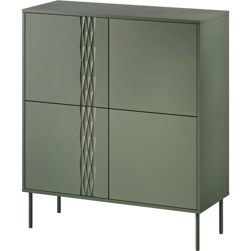 Komoda TIFFANY 4D Zieleń Mat