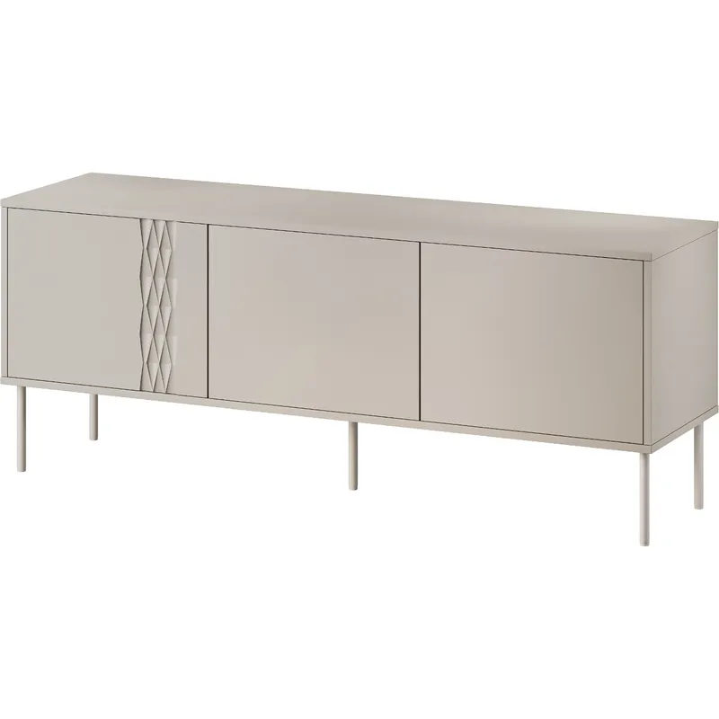 Komoda RTV TIFFANY 150 Beż Mat