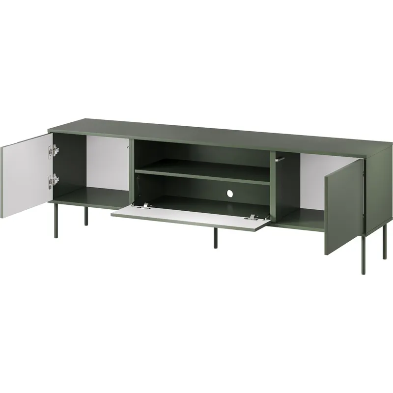 Komoda RTV TIFFANY 180 Zieleń Mat