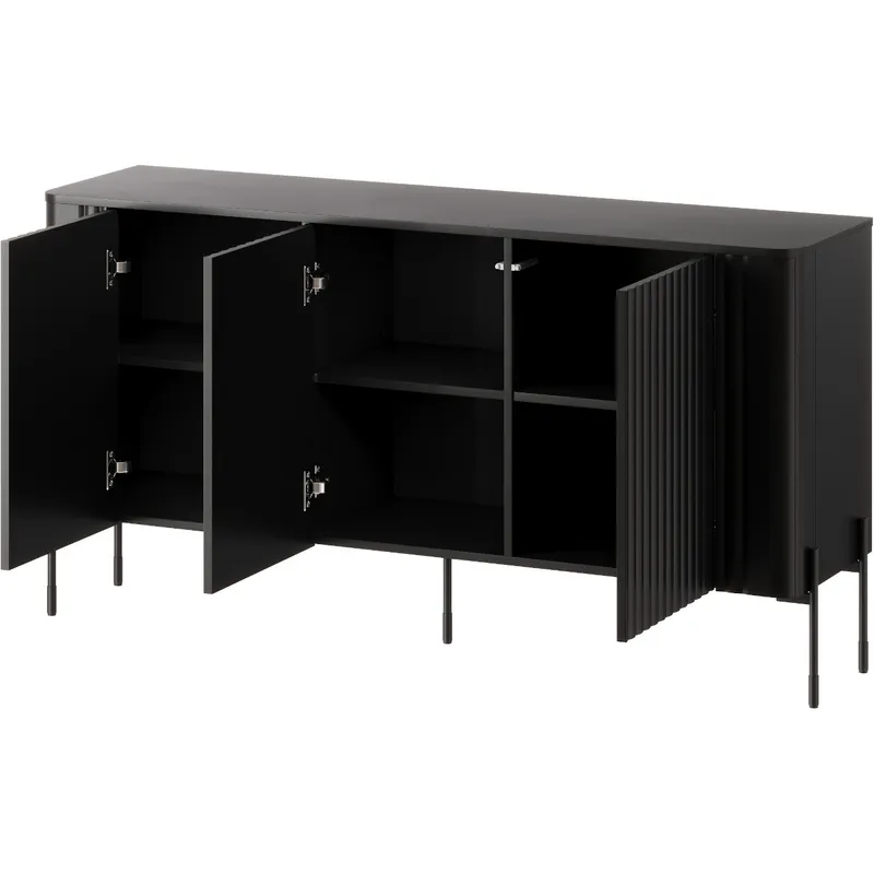 Komoda VENICE 150 3D - Czarny