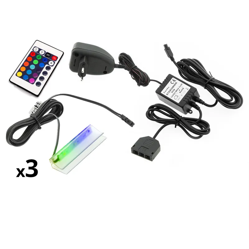 Oświetlenie LED Na 3 Półki RGB