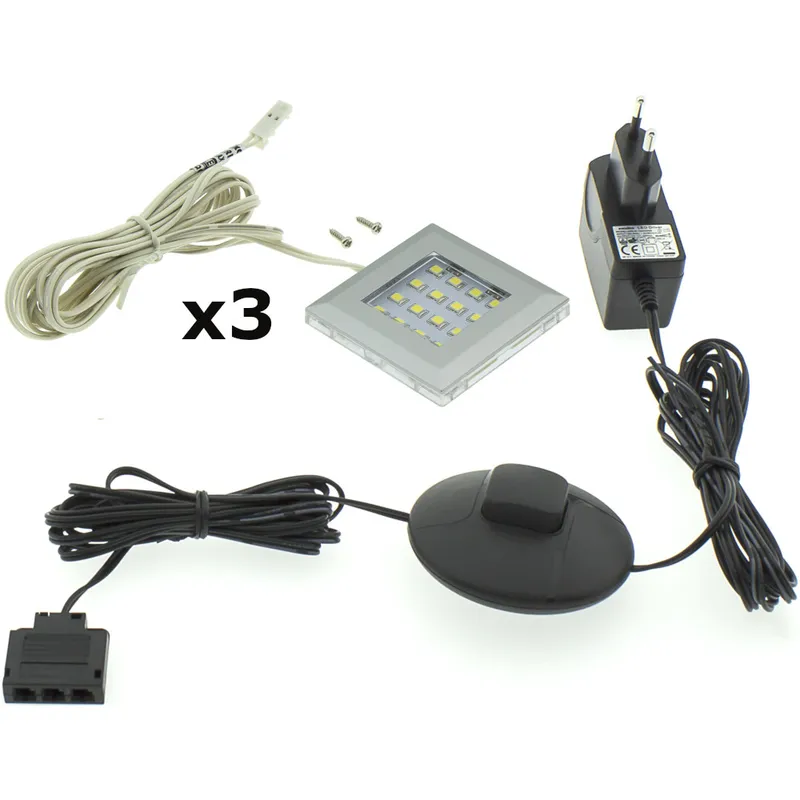 Oświetlenie LED QUATRO 3P - Białe