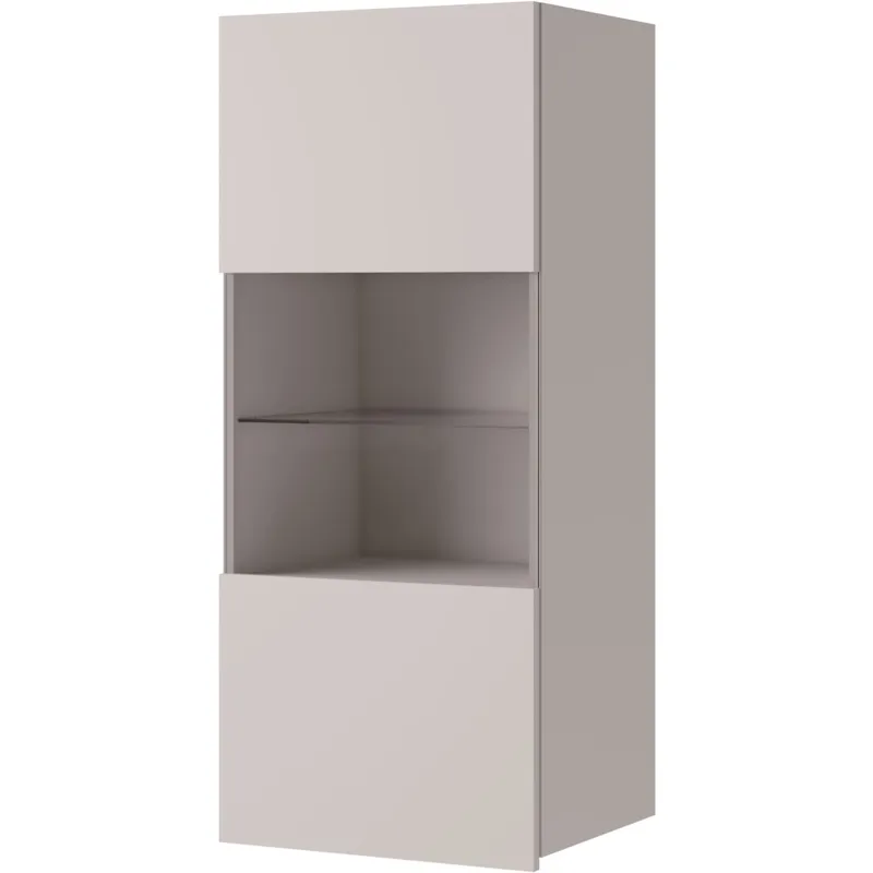 MEBLIVA Nowoczesna Meblościanka CALABRIA 11 Kaszmir 150 cm