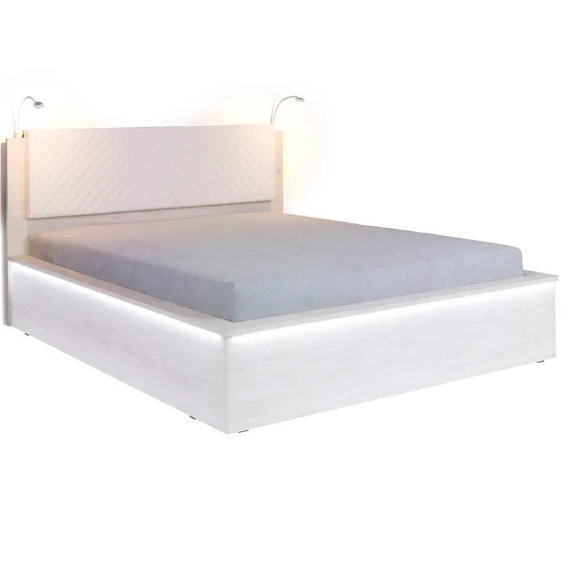 Lampka Nocna Do Łóżka DV12 DENVI - Biała