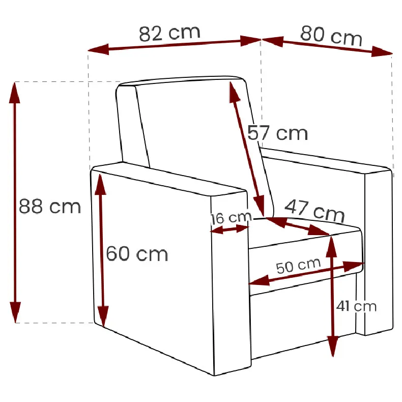 Fotel GORDI Lux 02 + Soft 66