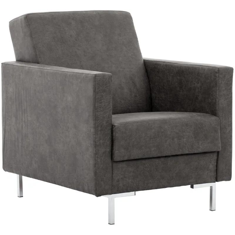 Fotel SELVA A Manila Dark Grey Chrom