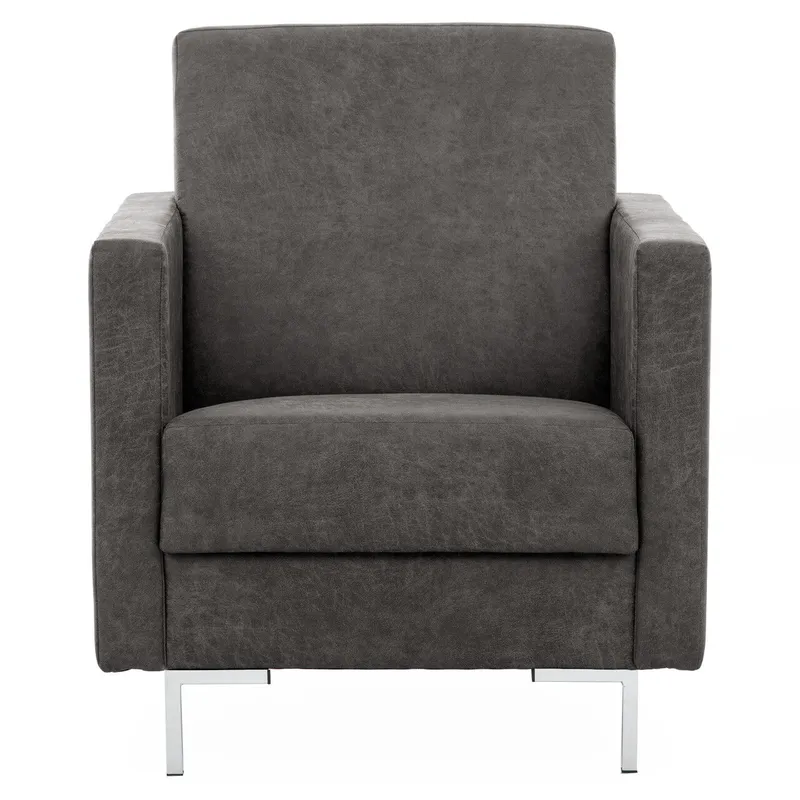 Fotel SELVA A Manila Dark Grey Chrom